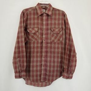 VINTAGE MONTGOMERY WARD No Iron Button Down Shirt
